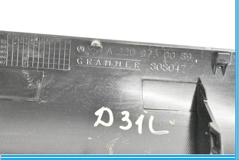 Load image into Gallery viewer, 00-06 Mercedes CL500 CL600 W215 Rear Center Console Armrest Cover 2209730089 Oem
