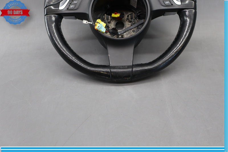 Load image into Gallery viewer, 11-14 Porsche Cayenne 958 Steering Wheel Black Leather 7PP419091 Oem
