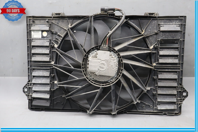 Load image into Gallery viewer, 10-16 Porsche Panamera Radiator Engine Electric Cooling Fan Shroud ASSY Oem
