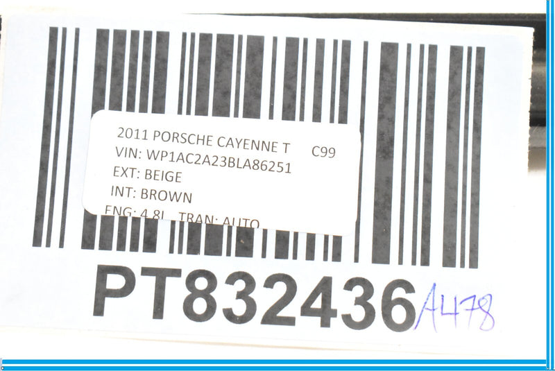 Load image into Gallery viewer, Porsche Cayenne S Rear Right Door Chrome Window Belt Weatherstrip Seal 11 - 17
