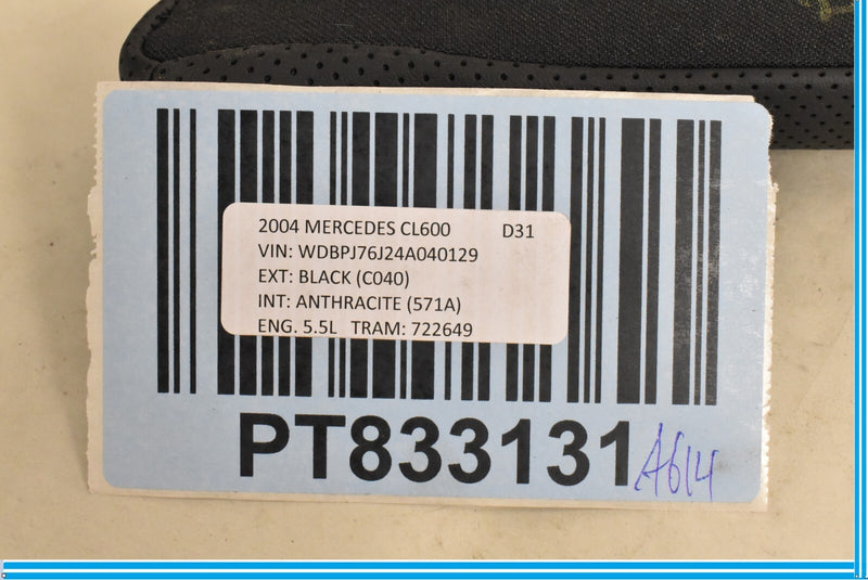 Load image into Gallery viewer, 00-06 Mercedes CL500 CL600 W215 Rear Left Or Right Door Panel Armrest Oem
