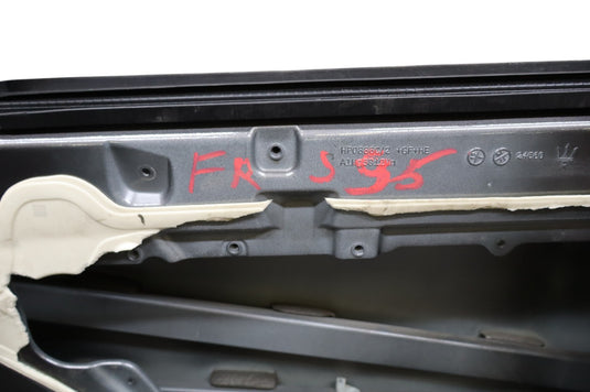 14-22 Maserati Quattroporte M156 Front Right Passenger Side Door Panel Gray Oem