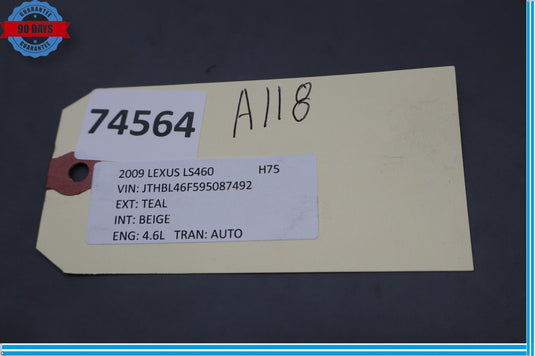 07-09 Lexus LS460 Left Side Camshaft Timing Solenoid Valve 130A038010 Oem