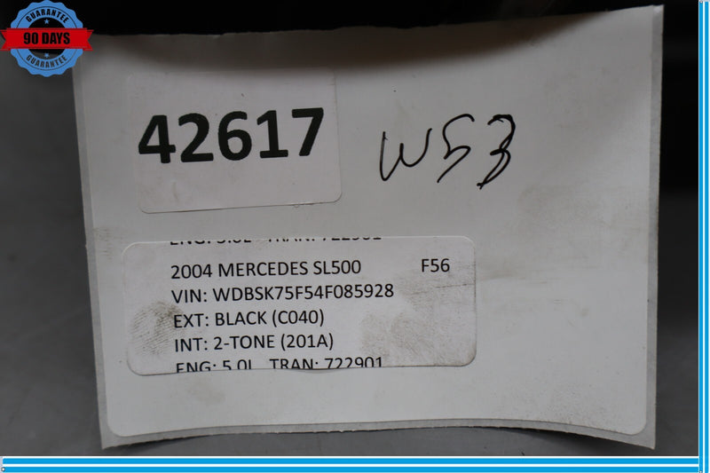 Load image into Gallery viewer, 03-12 Mercedes R230 SL500 Rear Right Side Quarter Window Regulator Motor Oem
