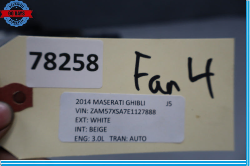 Load image into Gallery viewer, 14-17 Maserati Ghibli M157 Engine Radiator Cooling Fan Motor Assembly Oem
