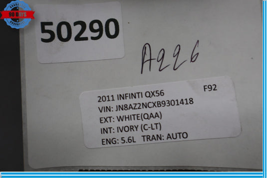 11-13 Infiniti QX56 Adaptive Cruise Control Distance Sensor 284371LA0A Oem