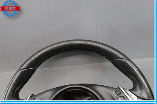 11-14 Porsche Cayenne 958 Steering Wheel Black Leather 7PP419091 Oem