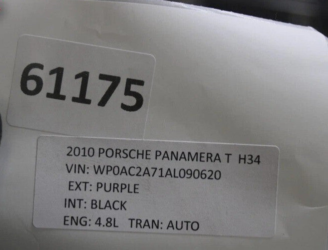 Load image into Gallery viewer, 10-16 Porsche Panamera 970 Front Left Driver Side Door Shell Panel Purple Oem
