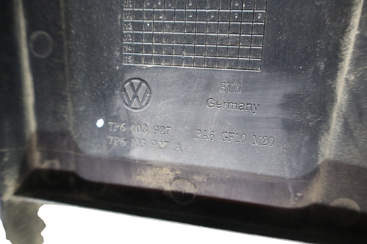 11-15 Volkswagen VW Touareg V6 Hybrid Engine Cover Engine Trim 7P6103927A Oem