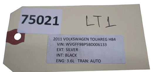 11-17 Volkswagen Touareg Rear Liftgate Door Lower Trim Cover Panel Black Oem