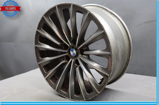 09-16 BMW 535i 740i 750i 8.5x19 19" Wheel Rim Silver R19 6775392 Oem