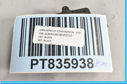 04-11 Bentley Continental Front Seat Belt Control Module 3W3959121 Oem