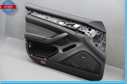 10-16 Porsche Panamera Front Left Side Interior Door Panel Cover Black Oem