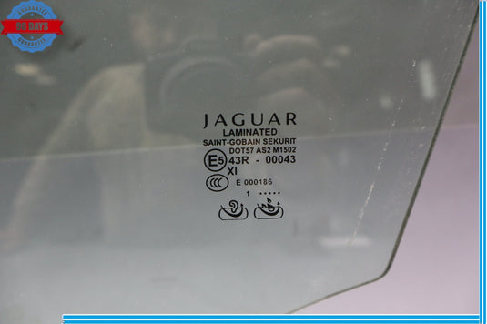 10-15 Jaguar XJL X351 Front Left Driver Side Door Window Glass Oem