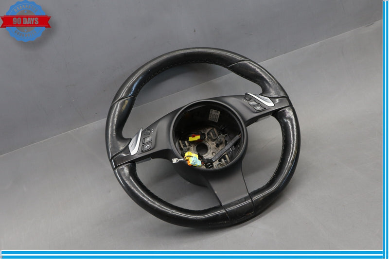 Load image into Gallery viewer, 11-14 Porsche Cayenne 958 Steering Wheel Black Leather 7PP419091 Oem
