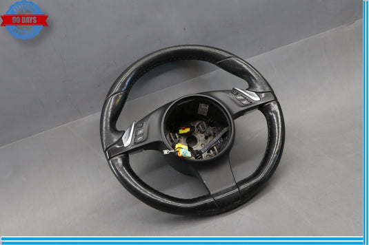 11-14 Porsche Cayenne 958 Steering Wheel Black Leather 7PP419091 Oem