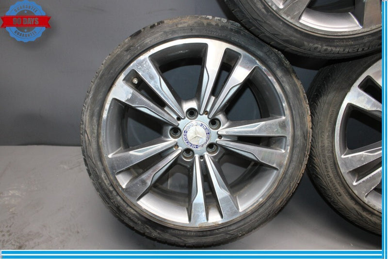 Load image into Gallery viewer, 14-17 Mercedes C207 E Class 18" 8.5jx18 5 Twin Spoke Rear Wheel Rim Set of 4 Oem
