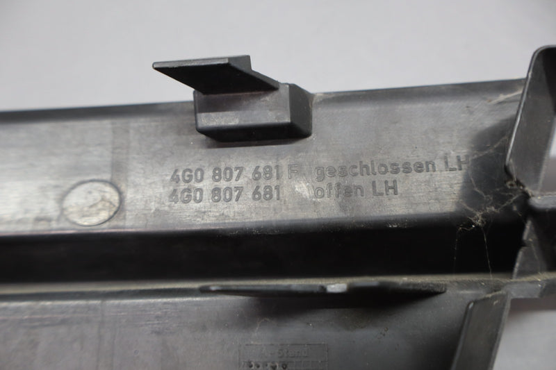 Load image into Gallery viewer, 12-18 Audi A6 Front Left Driver Side Fog Edge Light Grill Black 4G0807151 Oem
