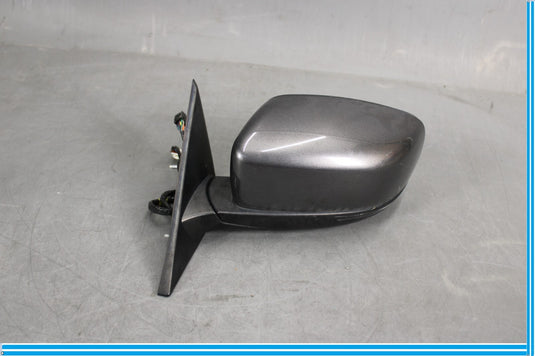 14-17 Maserati Ghibli Front Left Side Mirror Door Rear View Black Oem