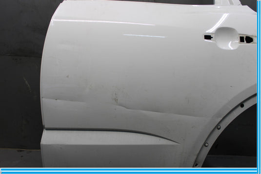 17-20 Jaguar F-Pace Rear Left Driver Side Door Panel Assembly White Oem