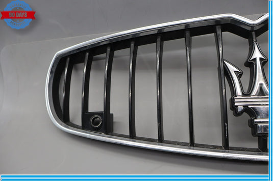 14-17 Maserati Quattroporte Front Bumper Radiator Center Grille Oem