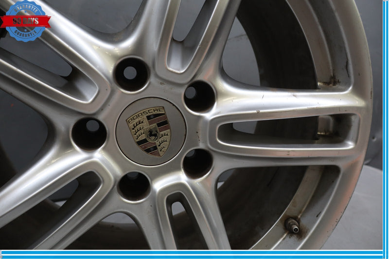 Load image into Gallery viewer, 10-16 Porsche Panamera 970 10 X 19 19" 5 Spoke Rear Wheel Rim Silver Oem
