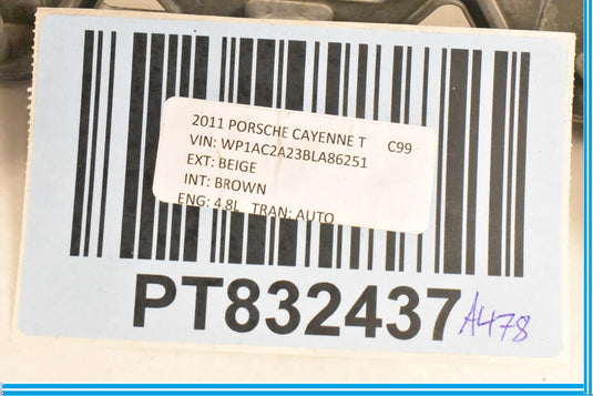 11-18 PORSCHE CAYENNE 958 CENTER DASH CONSOLE AUDIO RADIO BRACKET MOUNT OEM