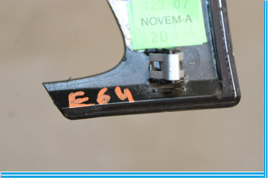 07-13 BMW X5 E70 Engine Key Start Switch Trim Panel Bezel Cover Oem