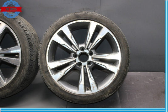14-17 Mercedes C207 E Class 18" 8.5jx18 5 Twin Spoke Rear Wheel Rim Set of 4 Oem