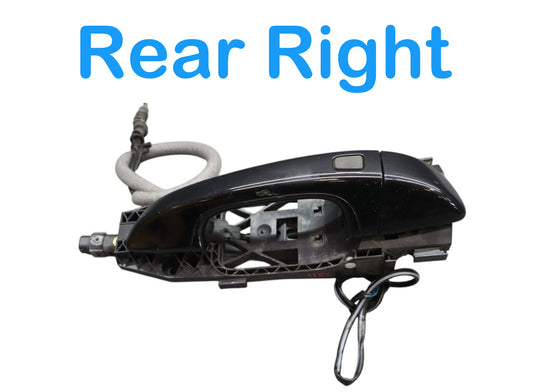 11-18 Porsche Cayenne 958 Rear Right Side Exterior Door Handle Keyless Go Oem