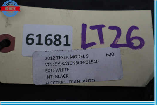 12-16 Tesla Model S Rear Undercover Splash Aero Shield Cover Diffuser Oem