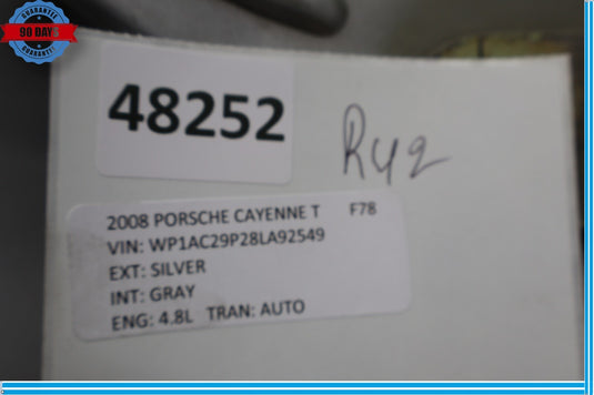 03-10 Porsche Cayenne Front Left Driver Side Hood Bonnet Hinge Bracket Oem