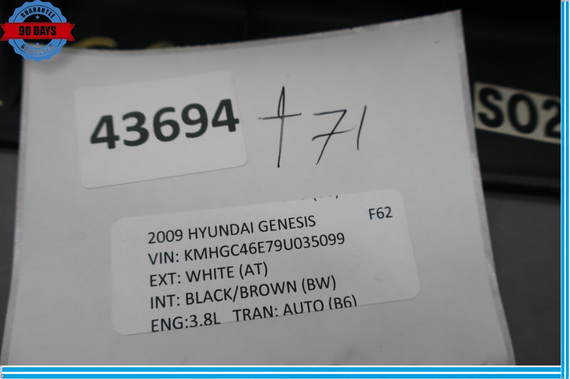 Load image into Gallery viewer, 09-14 Hyundai Genesis Front Left Driver Side Door Sill Scuff Plate Trim Oem
