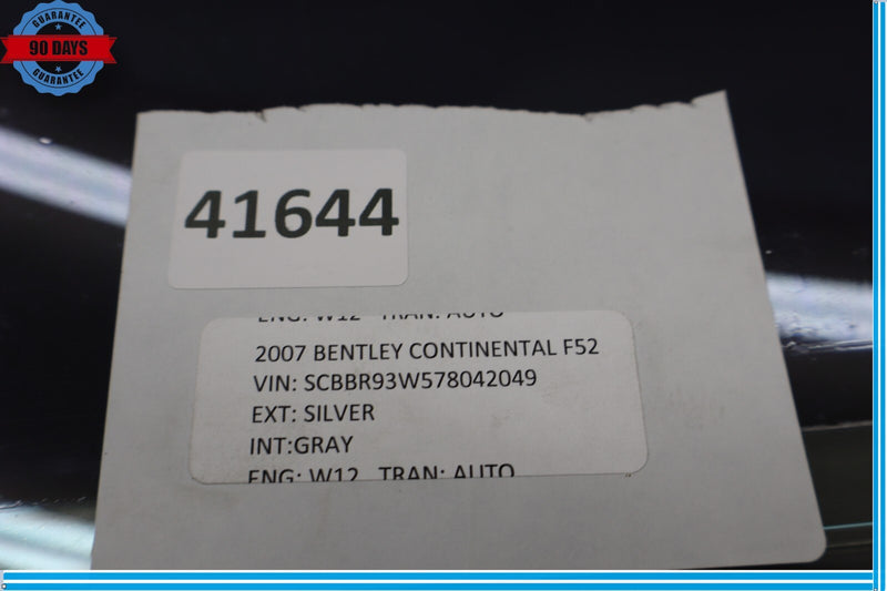 Load image into Gallery viewer, 06-12 Bentley Continental Flying Spur Rear Right Side Door Window Glass Oem
