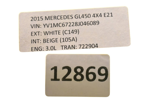 13-16 Mercedes GL450 X166 Automatic Transfer Case Assembly A2512802700 OEM