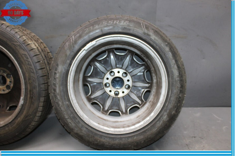 Load image into Gallery viewer, 95-99 Mercedes W210 E320 E430 Complete Wheel Tire Rim Set of 4 Pc 7.5Jx16H2 Oem

