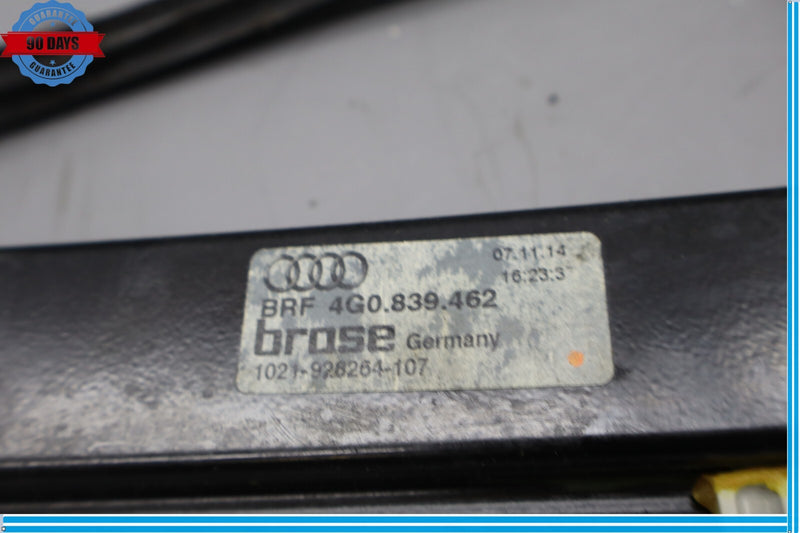 Load image into Gallery viewer, 12-18 Audi A6 Quattro Rear Right Passenger Side Door Window Regulator Oem
