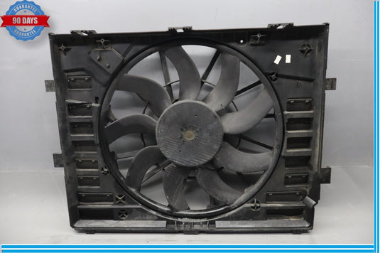 11-14 Volkswagen Touareg Front Engine Radiator Cooling Fan Assembly Oem