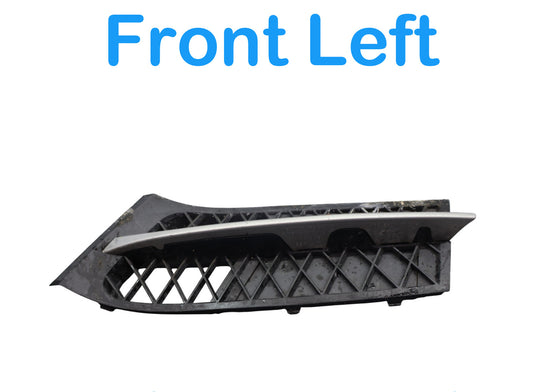 10-13 BMW 535i 550i GT F07 Front Bumper Left Driver Side Grille Trim Oem