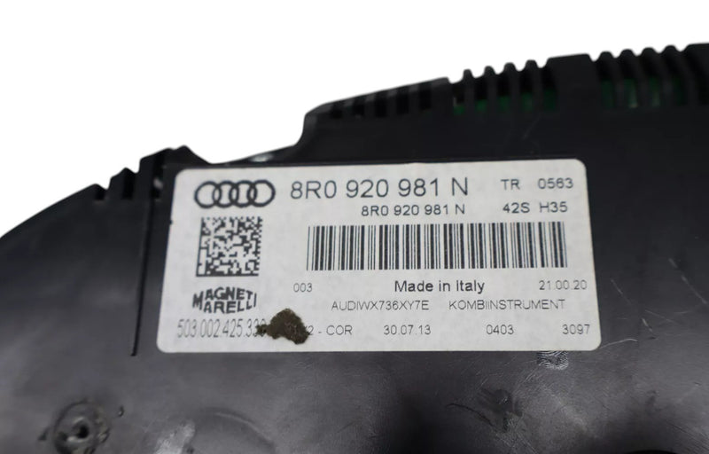 Load image into Gallery viewer, 13-17 Audi Q5 Speedometer Instrument Cluster Gauges Assembly Black 8R0920982 Oem
