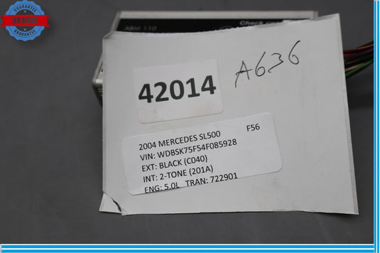 03-12 Mercedes R230 SL500 SL55 AMG ABC Sport Control Module Unit Oem