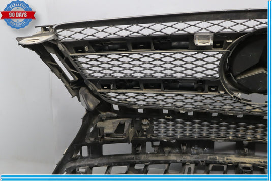 13-16 Mercedes GL450 X166 Base Front Bumper Frame Grill Assembly W/ Emblem Oem