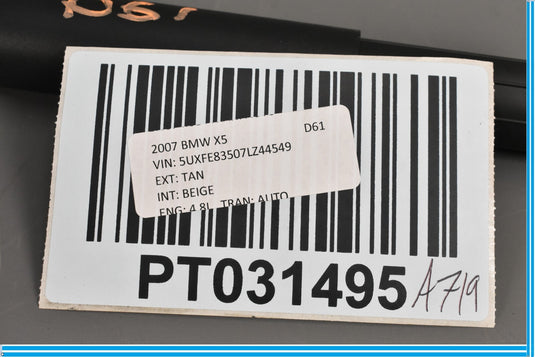 07-13 BMW X5 E70 Rear Trunk Hatch Liftgate Strut Shock 51247177283 Oem