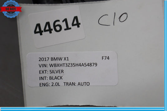 16-22 BMW X1 F48 Rear Left Door Sill Scuff Plate Trim Cover Panel Oem