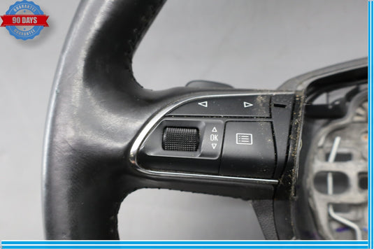 11-18 Audi A8 A8L Quattro Front Left Driver Side 4 Spoke Steering Wheel Oem