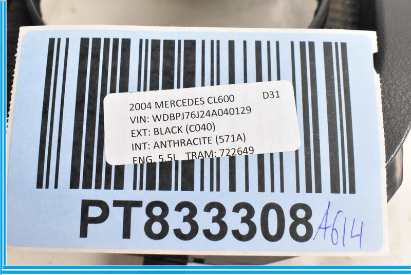 Load image into Gallery viewer, 00-06 Mercedes CL500 CL600 W215 Steering Wheel Column Center Trim Cover Oem
