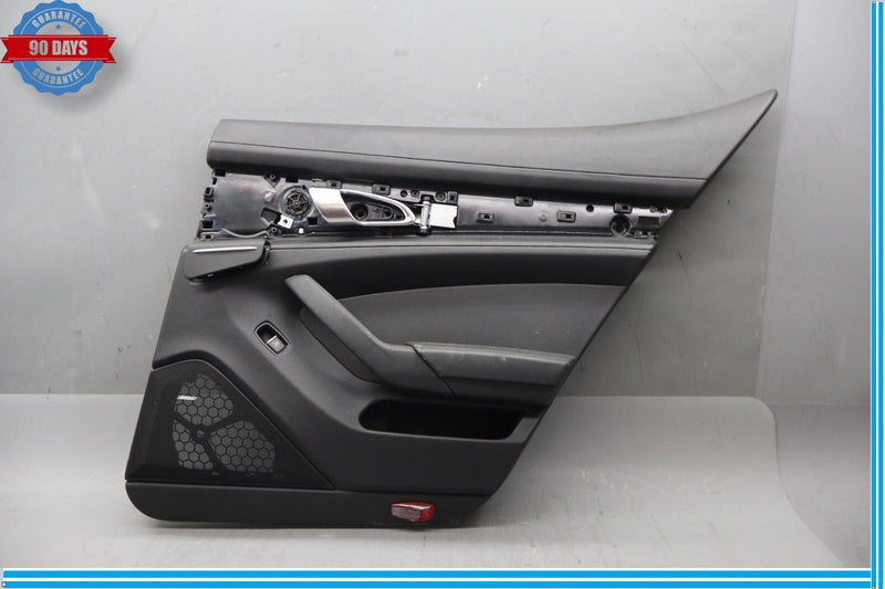 Load image into Gallery viewer, 10-16 Porsche Panamera Rear Right Side Interior Door Panel Cover Black Oem
