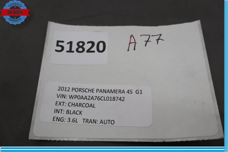 Load image into Gallery viewer, 10-16 Porsche Panamera 970 Rear Left Driver Side Door Sill Scuff Plate Trim Oem
