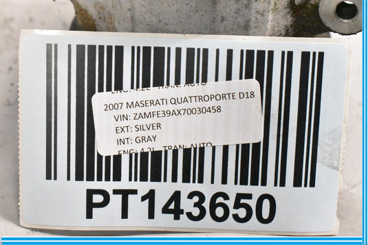 2006 2007 2008 MASERATI QUATTROPORTE A/C COMPRESSOR PART