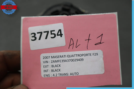 03-19 Maserati Quattroporte M139 Spyder M138 Alternator Generator 235963 Oem